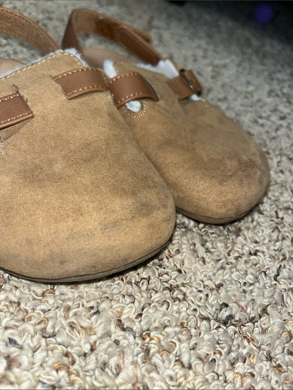 Old Navy Kids Suede Slingback Clog - Brown